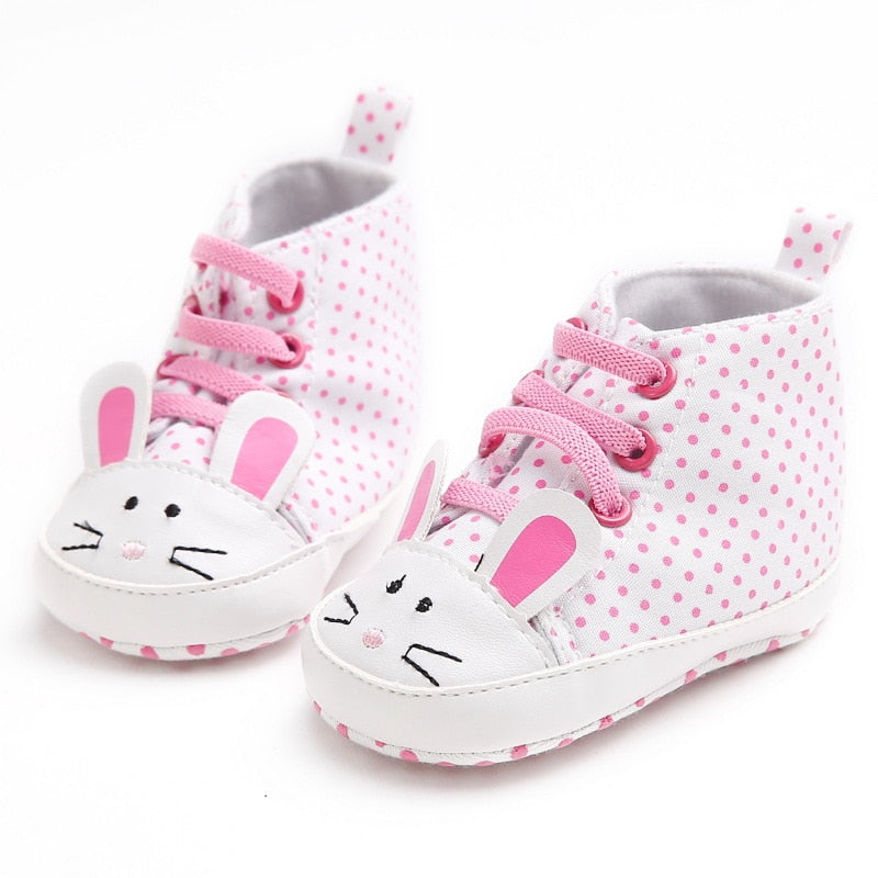 Baby First Walkers New Infant Kid Girls Shoes Lovely Anti-slip Soft Sole Newborn Sneakers Anti-Slip Prewalkers 0-18M