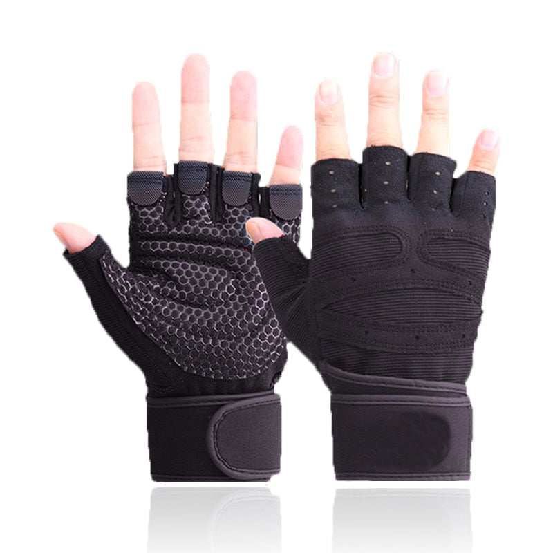 Body Building Gym Training Fitness WeightLifting Gloves For Men Women Workout Half Finger Guantes Exercise Gym Tactical Gloves