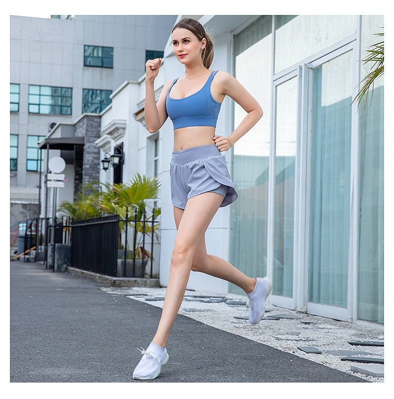 Women's Summer Sports Quick-Drying Shorts Running Fitness Yoga Shorts