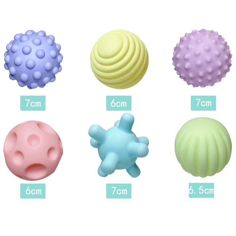 Baby Toy Ball Develop Infant Tactile Senses Toy Touch Ball Children Toys Baby Training Ball Massage Soft Ball 0 12 Months.