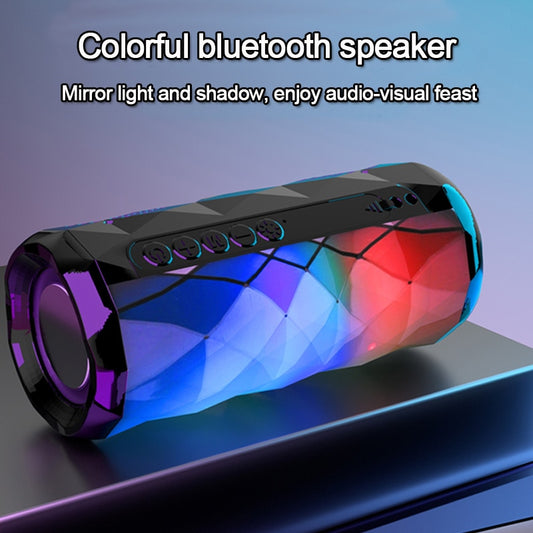 Portable bluetooth speaker tg167 bass color cool polygonal design waterproof wireless speaker, high-definition noise reduction,.