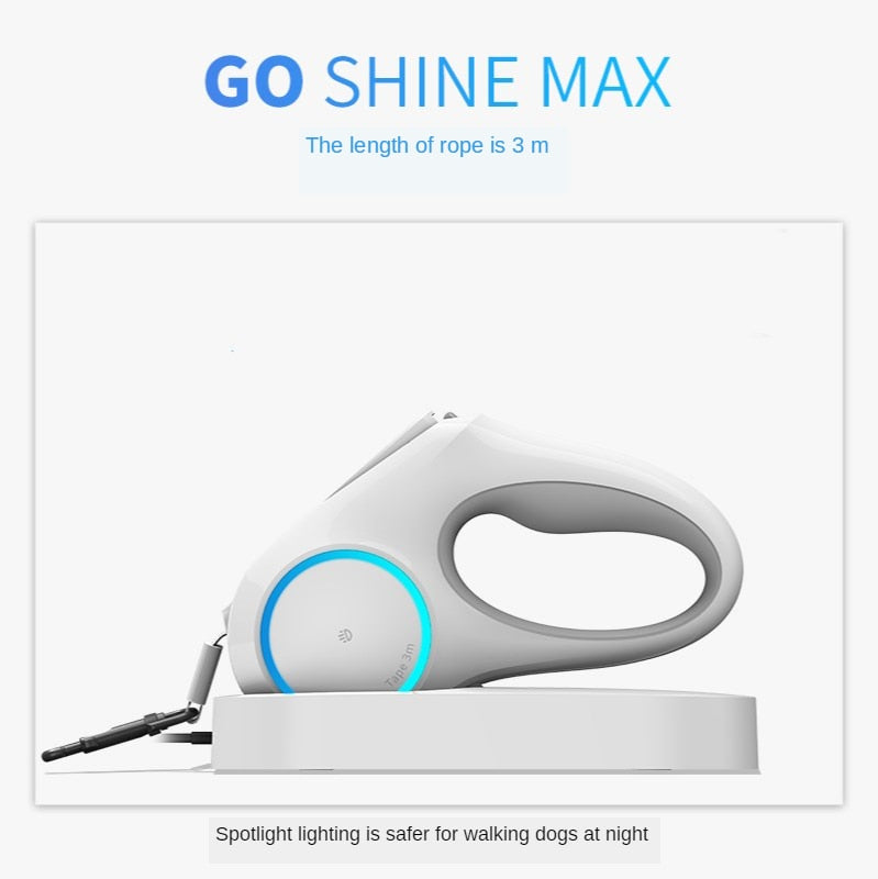 Xiaomi PETKIT Automatic Telescopic Dog Leash Dog Chain Small Medium Dog Leads 4.5m Headlamp Retractable Glow Dark Dog Supplies