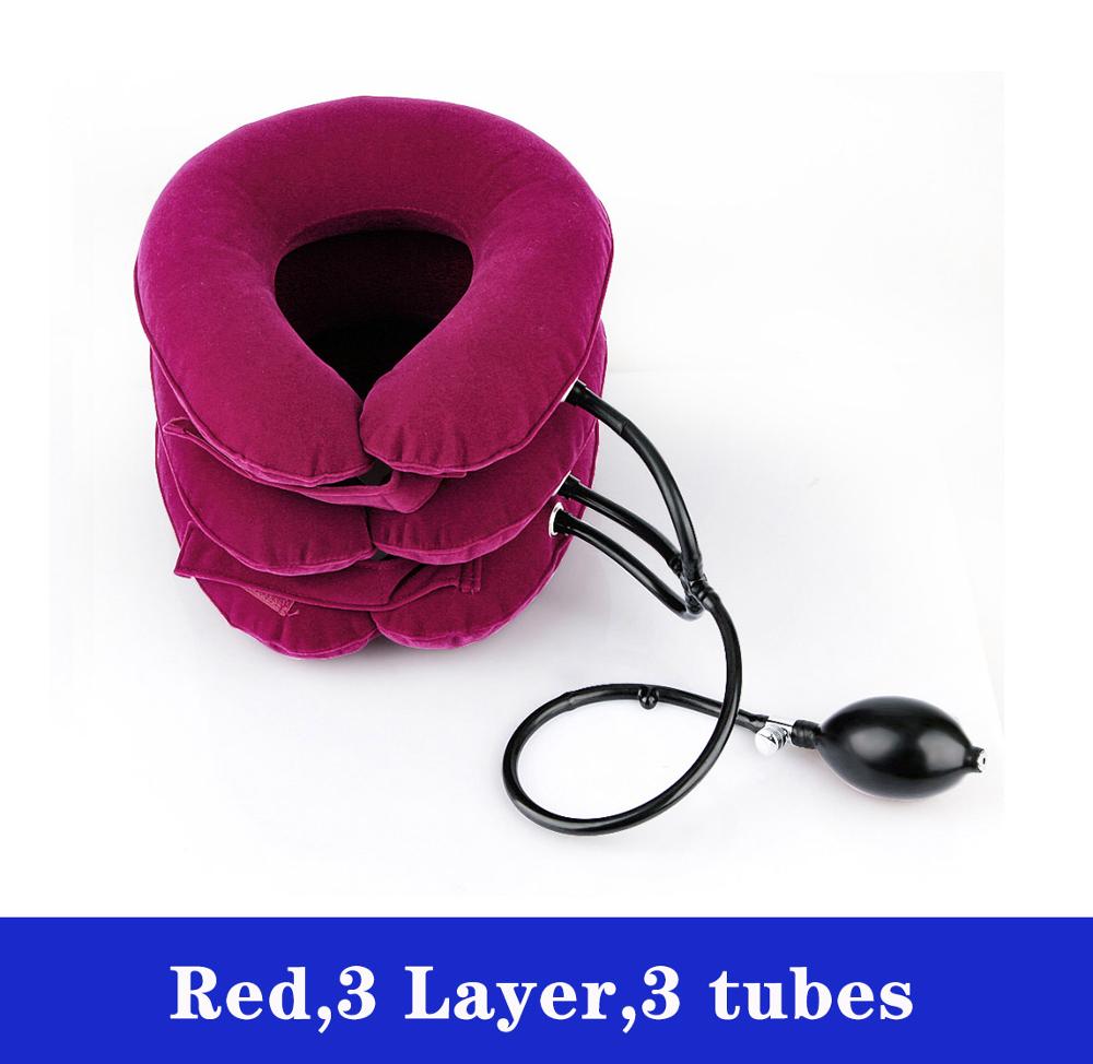 Neck Stretcher Air Cervical Traction 1 Tube House Medical Devices Orthopedic Pillow Collar Pain Relief Blue Brown Tractor.