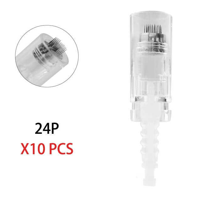 Bayonet Dr Pen Needle Cartridge NeedleTips Exfoliate Shrink Pores Device Electric Micro Rolling Derma StampTherapy Beauty Tools.