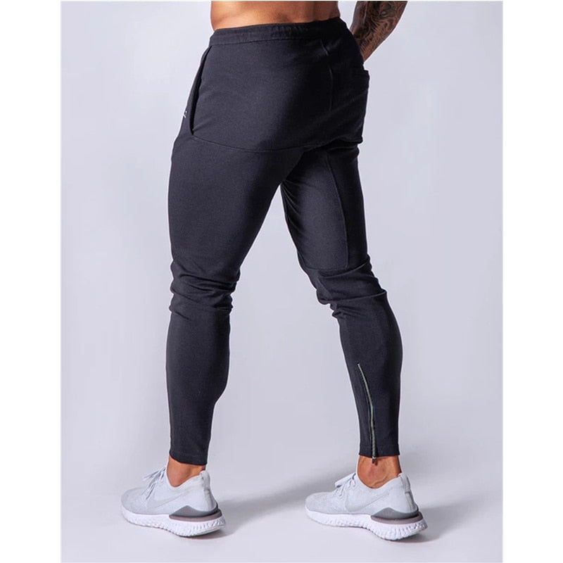 Sports pants men's jogger fitness sports trousers new fashion printed muscle men's fitness training pants