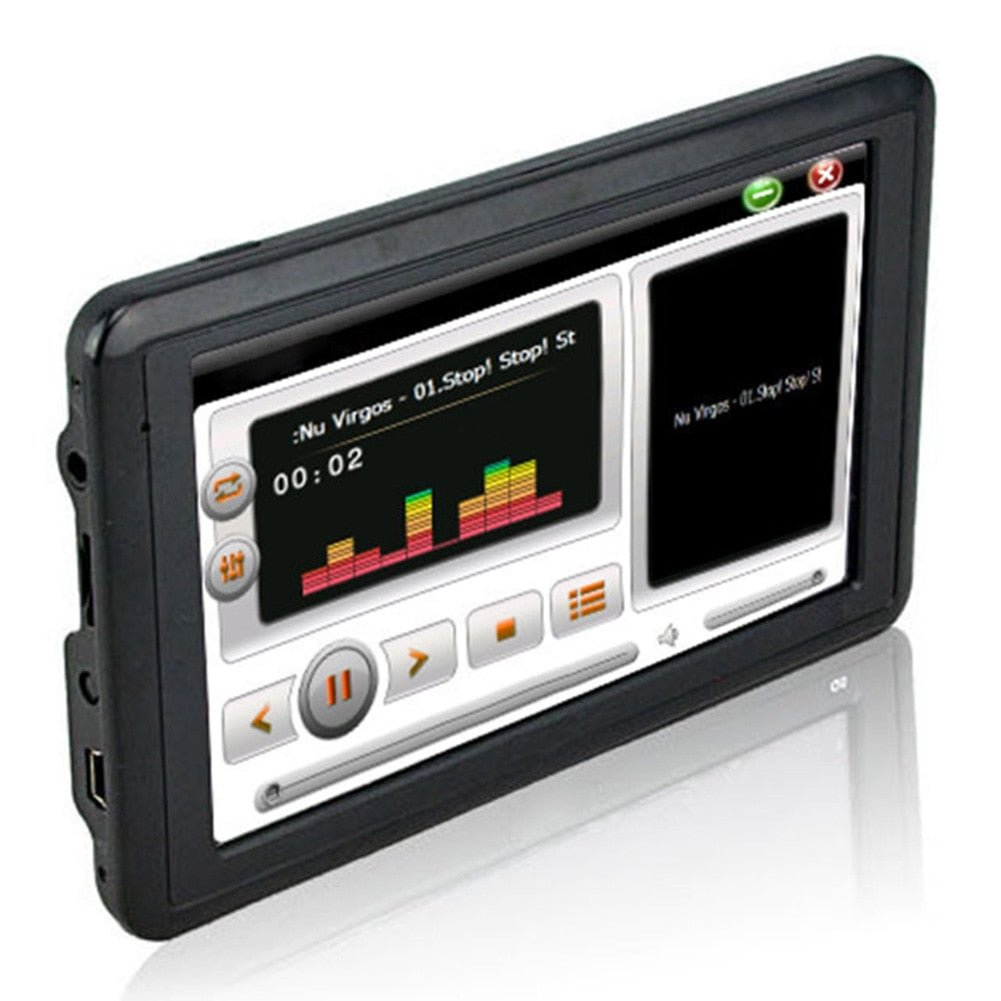 Multifunctional 5 inch GPS Navigation 4GB TFT Touch Screen HD GPS Device Maps Portable Automobile Car FM Satellite.