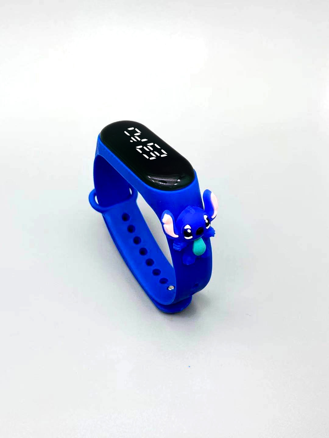 Disney Mickey Minnie LED Touch Watch Pooh Bear Bracelet Watch Student Children Sports Cartoon Electronic Watch Birthday Gifts.