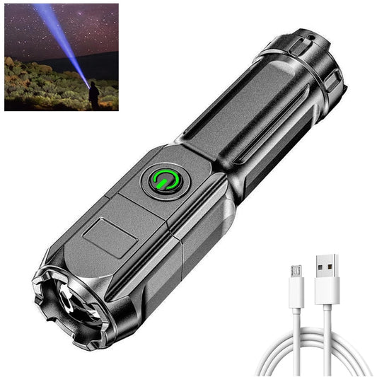 Flashlight Strong Light Rechargeable Zoom Giant Bright Xenon Special Forces Home Outdoor Portable Led Luminous Flashlight.