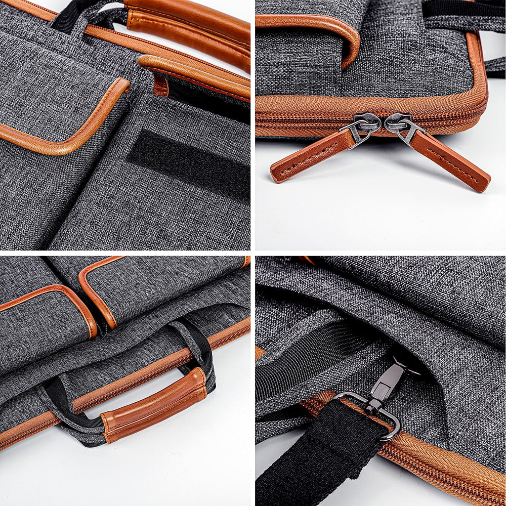 MCHENG Multi-use Laptop Sleeve With Handle For 10" 13" 14" 15.6" 17" Inch DELL APPLE asus Laptop Computer Bag