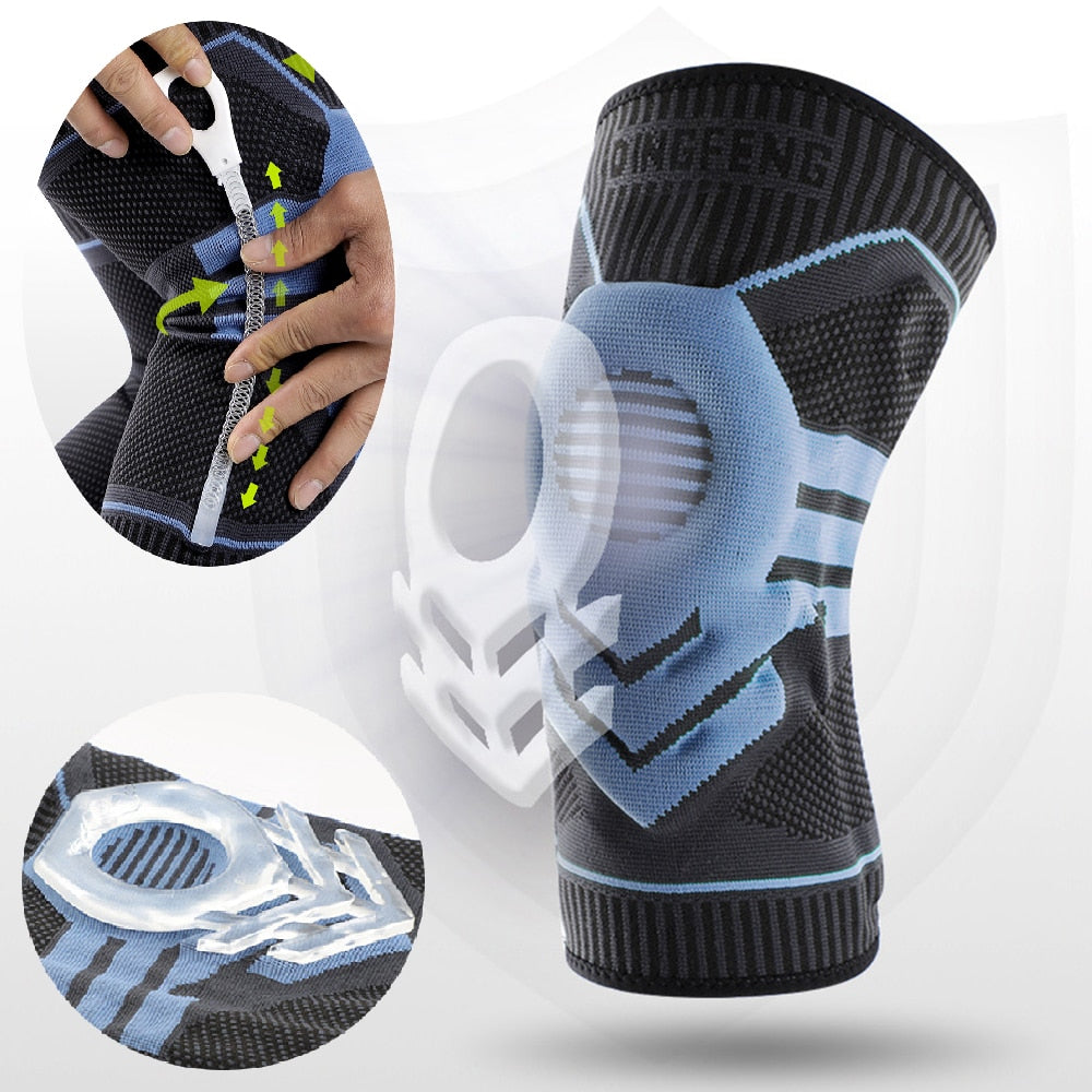Knee Pads Support Braces Protector for Arthritis Sport Basketball Volleyball Gym Fitness Jogging Running 20201