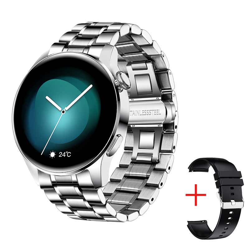 LIGE New Bluetooth Call Smart Watch Men Full Touch Sport Fitness Watches Waterproof Heart Rate Steel Band Smartwatch Android iOS.
