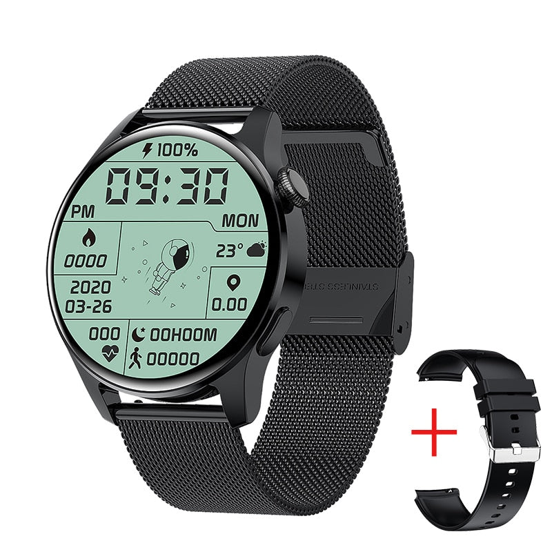 LIGE New Bluetooth Call Smart Watch Men Full Touch Sport Fitness Watches Waterproof Heart Rate Steel Band Smartwatch Android iOS.