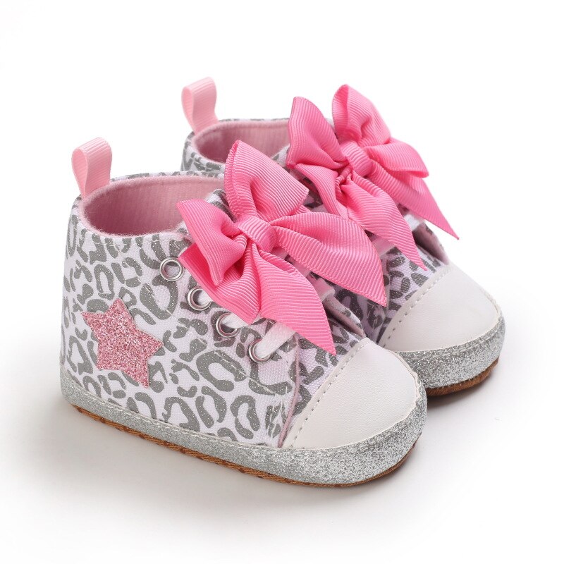 Baby First Walkers New Infant Kid Girls Shoes Lovely Anti-slip Soft Sole Newborn Sneakers Anti-Slip Prewalkers 0-18M