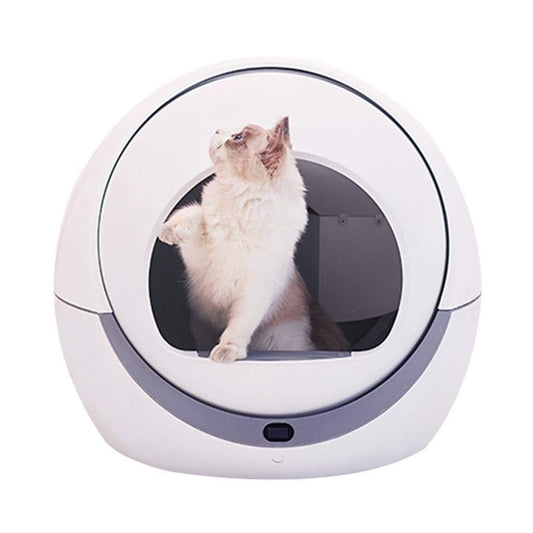 Self-Cleaning Cat Litter Box Cats Sandbox Smart Toilet Rotary Training Detachable Bedpan Cat Sand Mat For Multiple Cats