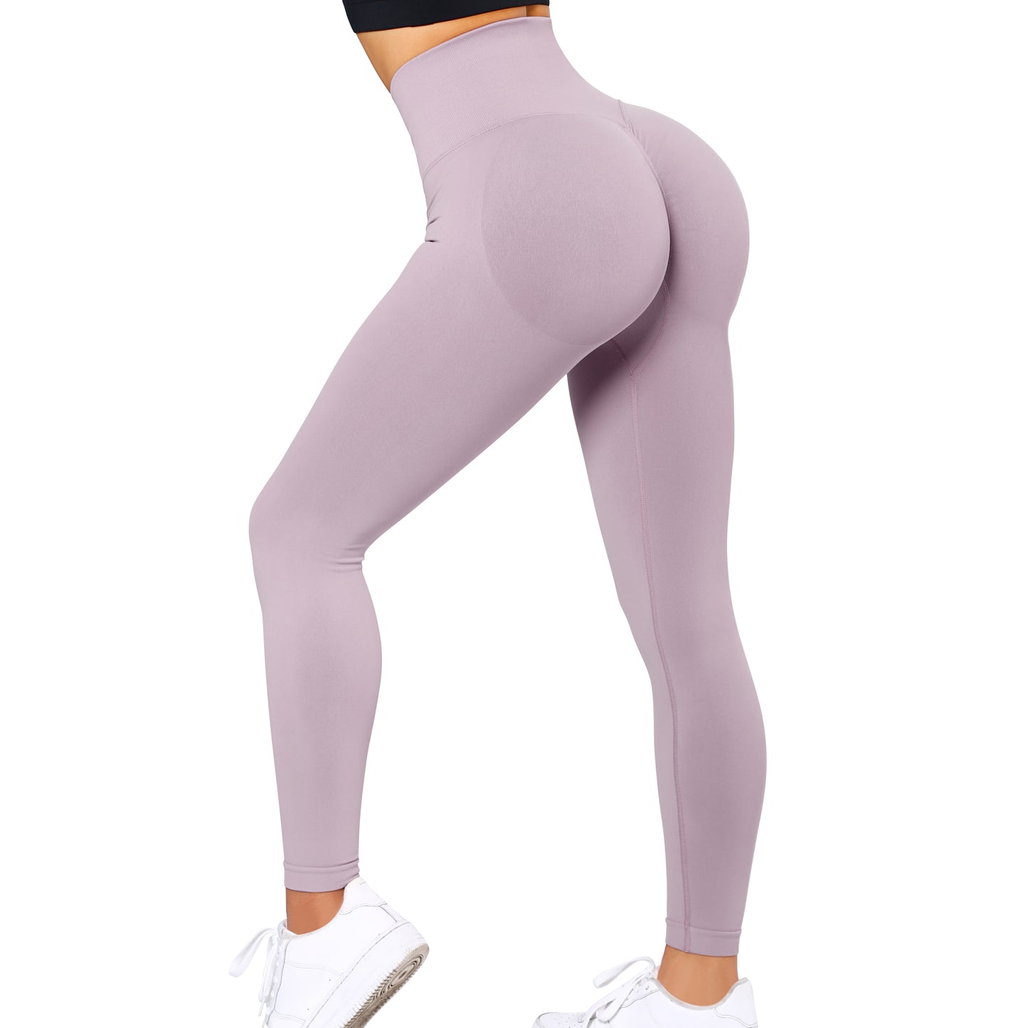 RUUHEE Seamless Leggings Solid Scrunch Butt Lifting Booty High Waisted Sportwear Gym Tights Push Up Women Leggings For Fitness