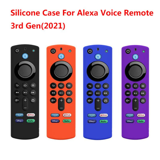 2021 Silicone Remote Control Cover For Amazon Fire TV Stick 4K 3rd Gen 3rd Generation Cube Shockproof Anti-Slip Remote Protector.