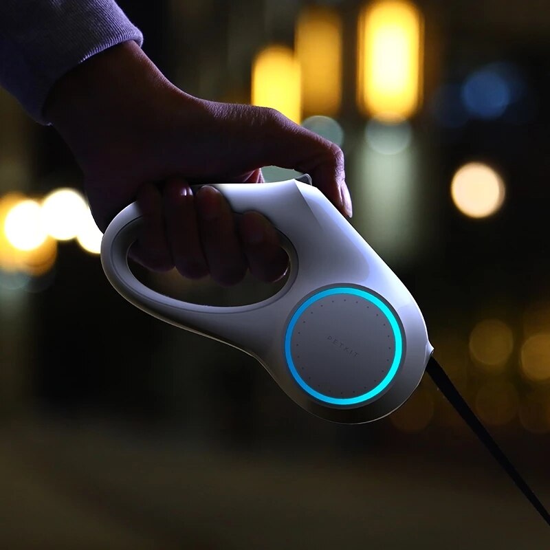 Xiaomi Petkit Go Shine max Pet Leash Dog Traction Rope Flexible Ring Shape 3m / 4.5m with Rechargeable LED Night Light