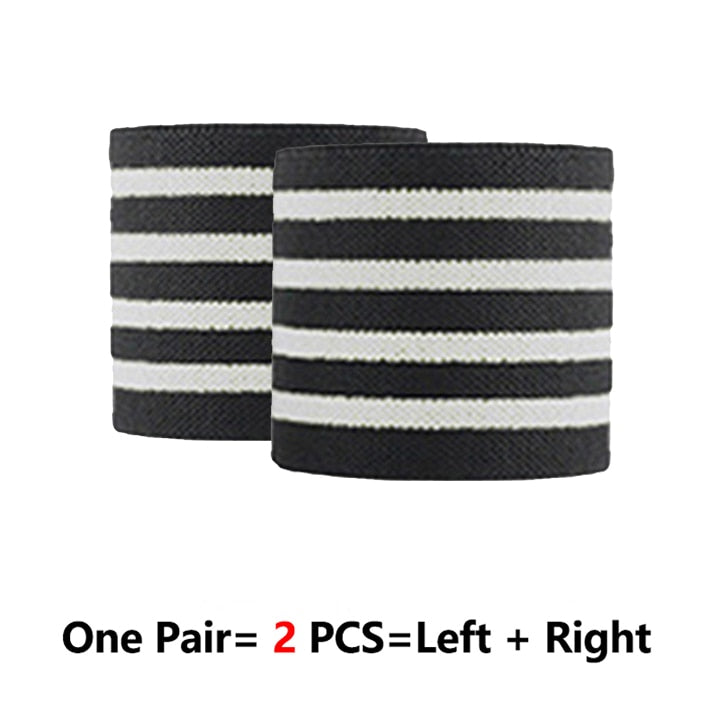 ROEGADYN Professional Weightlifting 2m Elastic Knee Wrap Fitness Knee Support Brace Heavy Weight Squat Training Knee Brace
