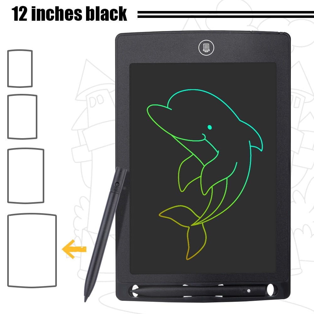 8.5/10/12 Inch LCD Drawing Tablet Electronic Drawing Writing Board Colorful Handwriting Pad Boy Girl Kids Children's Toys Gift.