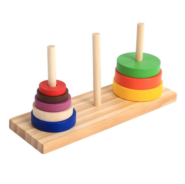 1Set Wooden Hammering Ball Hammer Box Children Fun Playing Hamster Game Toy Early Learning Educational Toys.