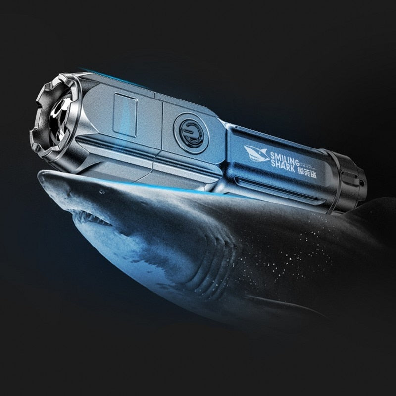 Flashlight Strong Light Rechargeable Zoom Giant Bright Xenon Special Forces Home Outdoor Portable Led Luminous Flashlight.
