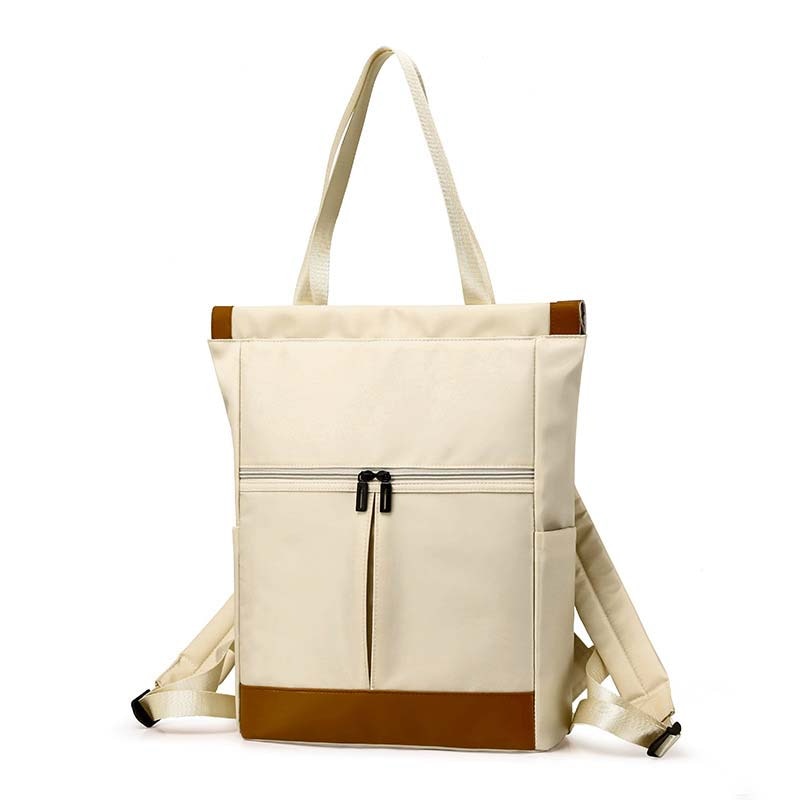 Women Nylon Backpacks Candy Color Waterproof School Bags for Teenagers Patchwork Laptop Handbag Shoulder Bags Travel Bagpack