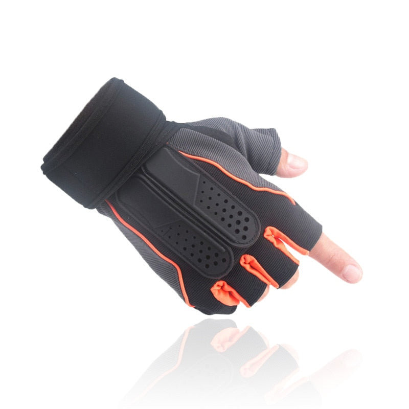 Tactical Sports Fitness Weight Lifting Gym Gloves Training Fitness Bodybuilding Workout Wrist Wrap Exercise Glove for Men Women