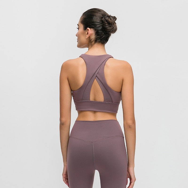 Nepoagym LUCKY XS To XL Size Women Push Up Sports Bra High Impact Fitness Bra Super Soft Crop Top Bra Women Fitness Bra