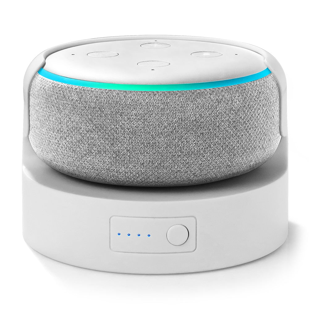 Battery Base for Echo Dot 3rd Gen Alexa Speaker Holder Mount Rechargable Docking Station For Echo Dot 3rd wireless Charger.