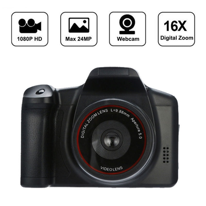 2021 Professional Full HD DSLR HD 1920*1080 Digital Camera Video Support SD Card Wide Lens Optical Portable 16X Digital Camera.