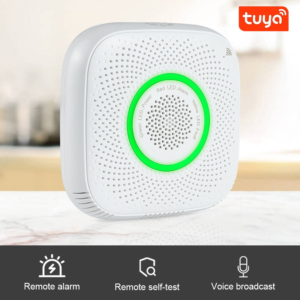 Tuya WiFi GAS LPG Leak detector alarm Security APP Control Safety smart home Leakage sensor