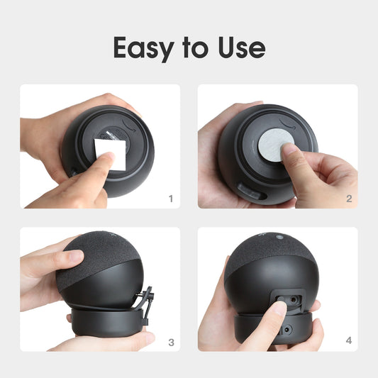 GGMM D4 Portable Battery for Dot (4th gen.) With 6 Hours Playtime Battery Base for All-new Echo Dot (4th Gen,2020 release) Alexa.