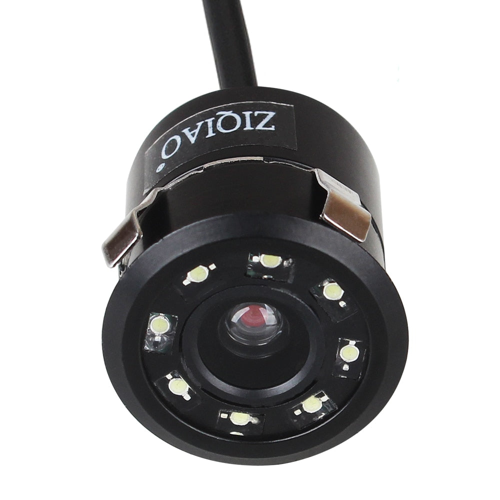 ZIQIAO Car Rear View Camera Universal Waterproof Night Vision HD Reversing Parking Backup Camera.