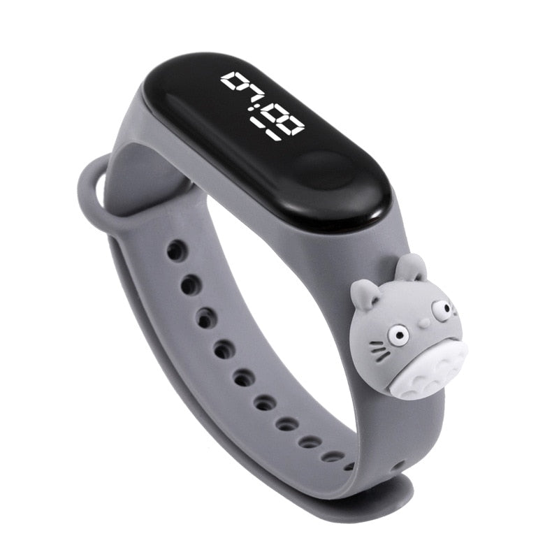 Disney Mickey Minnie LED Touch Watch Pooh Bear Bracelet Watch Student Children Sports Cartoon Electronic Watch Birthday Gifts.