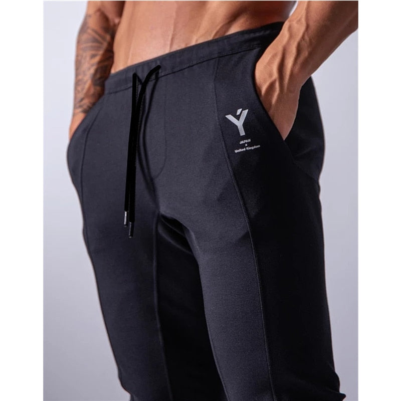 Sports pants men's jogger fitness sports trousers new fashion printed muscle men's fitness training pants