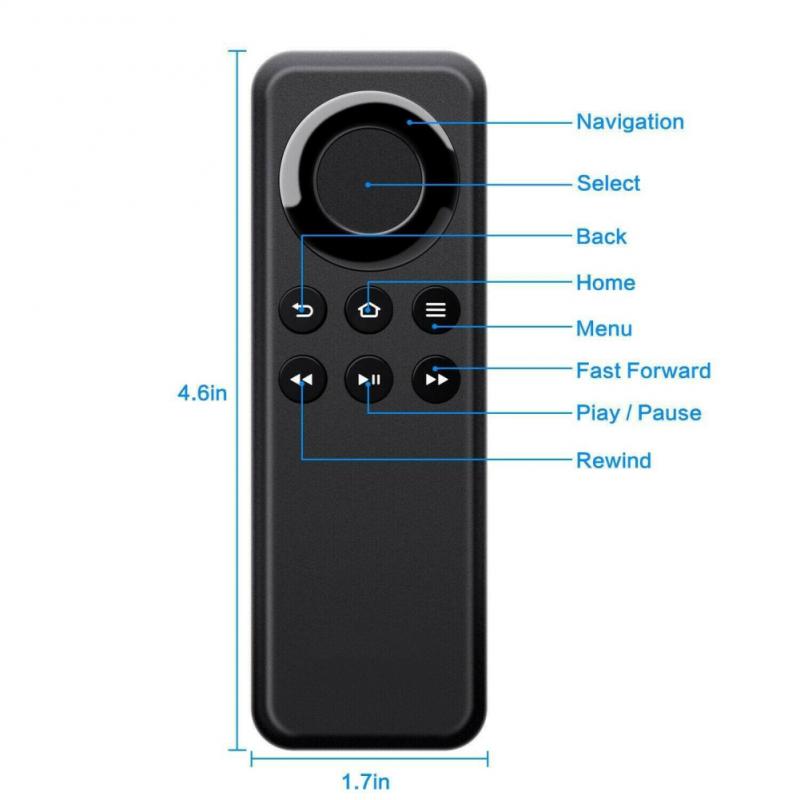 CV98LM Replacement Remote Control for Amazon Fire TV Stick BOX Remote Control clicker Bluetooth-compatible Player Fernbedienung.