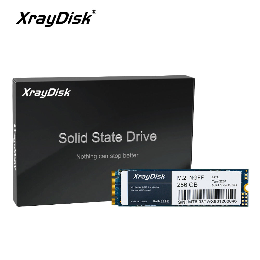 XrayDisk M.2 Sata3 Ssd 120GB 128GB 240GB 256GB 480GB Hdd Ngff 2280mm Disco Duro For Desktop& Laptop.
