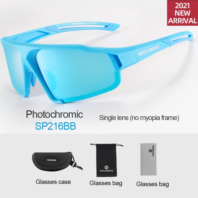 ROCKBROS Polarized Cycling Glasses Clear Bike Glasses Eyewear UV400 Outdoor Sport Sunglasses Men Women Cycling Sunglasses.