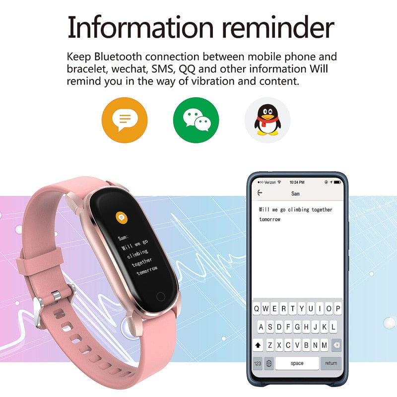 Smart Bracelet YD8 Temperature Measurement Thermometer Band Men Women Heart Rate Sleep Fitness Tracker Clock Sport Smartwatch