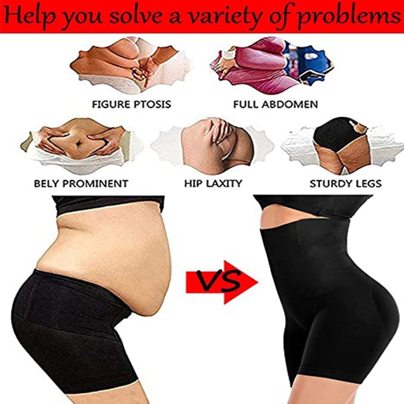 Body Shaper Women Waist Trainer Butt Lifter Slimming Underwear Shapewear Lady Weight Loss High Waist Tummy Control Pant Briefs.