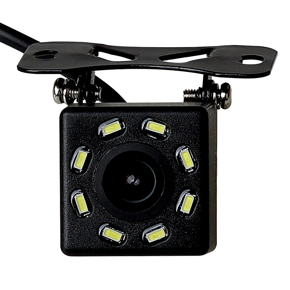 ZIQIAO Car Rear View Camera Universal Waterproof Night Vision HD Reversing Parking Backup Camera.