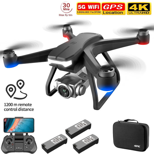 New F11 PRO GPS RC Drone 4K Dual HD Camera Professional WIFI FPV Aerial Photography Brushless Motor Quadcopter Dron Toys.