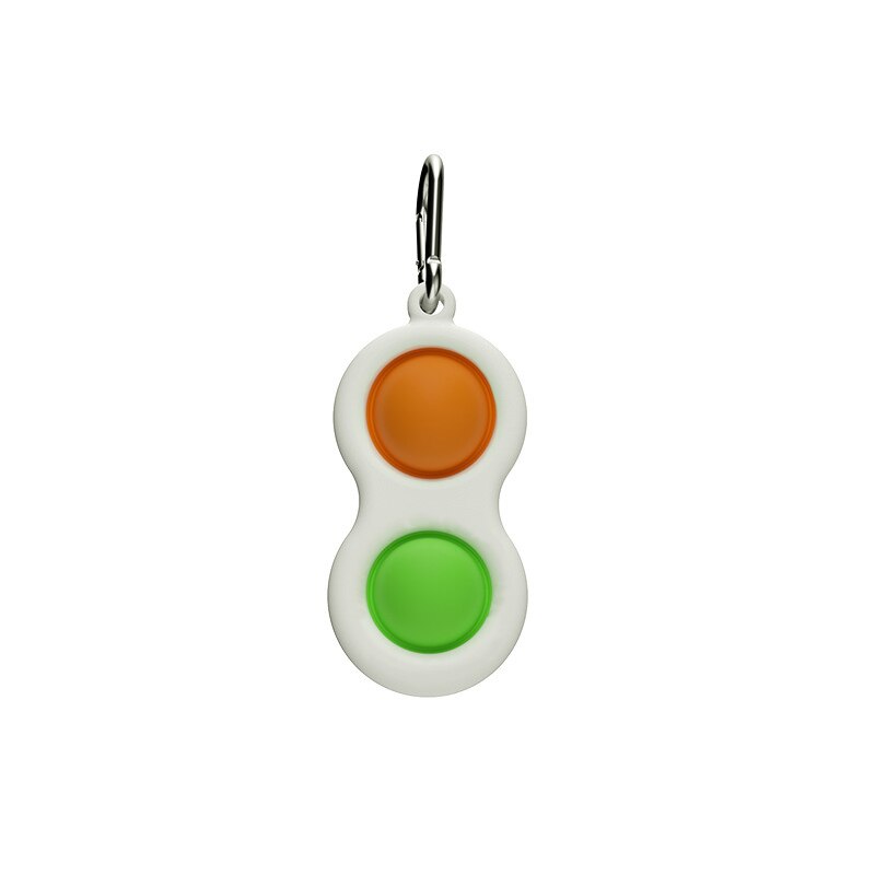 Glow Fluorescence Push Bubble Fidget Toys Adult Stress Relief Toy Antistress Soft Squishy Gift Anti Stress Box simple dimple toy.
