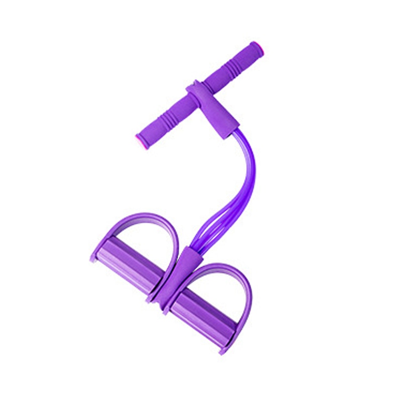 Fitness Resistance Bands Sit Up Pull Rope 4 Tube Pedal Exerciser Indoor Gym Sport Training Elastic Bands Fitness Equipment