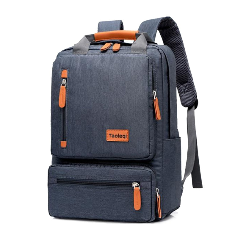 Casual Business Men Computer Backpack Light 15 inch Laptop Bag 2022 Waterproof Oxford cloth Lady Anti-theft Travel Backpack Gray.
