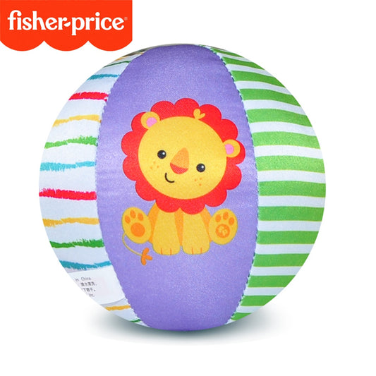 Fisher Price Animal Knowledge Baby Cognitive Ball Toys Learning & Education Bell Ringing Hand Grab Cloth Ball For Children Grow