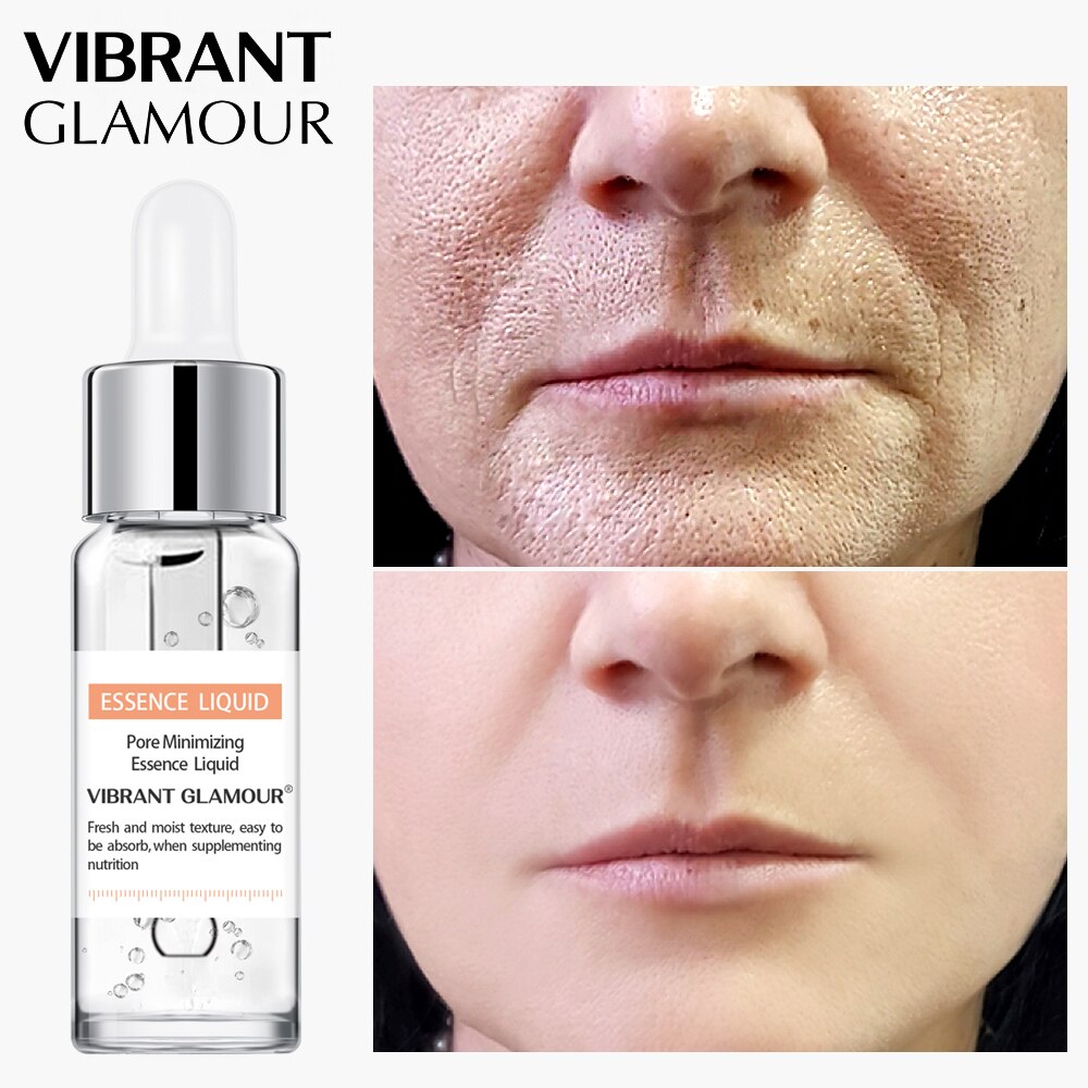 VIBRANT GLAMOUR Serum Set Hyaluronic Acid Collagen Peptides Face Serum Anti-wrinkle Shrink Pore Anti-Acne Moisturizing Skin Care