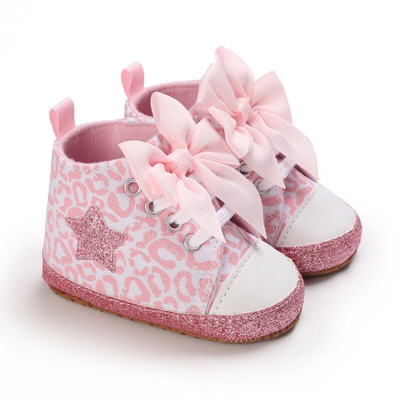 Baby First Walkers New Infant Kid Girls Shoes Lovely Anti-slip Soft Sole Newborn Sneakers Anti-Slip Prewalkers 0-18M