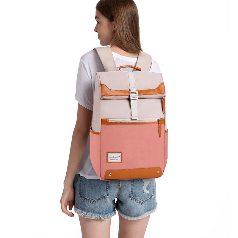 Victoriatourist Backpack women fashion backpack Multi-layer space versatile for travel leisure work school 15.6” laptop suitable