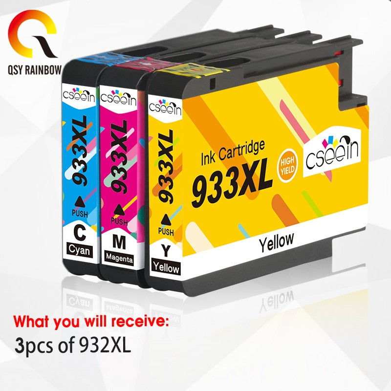 932 XL 933XL Ink Cartridge for HP932XL HP933XL HP 932XL 932 for hp Office jet 6100 6600 6700 7110 7610 7612 printer
